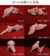 DF-H hands and feet for 68cm uncle BJD body
