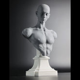 Element_Q bjd Angel bust stand & makeup