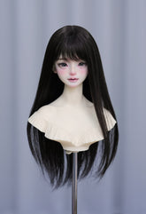 Awen 1/3 1/4 straight long hair BJD wigs Mixed Russia Mohair代购