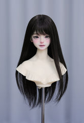 Awen 1/3 1/4 straight long hair BJD wigs Mixed Russia Mohair代购