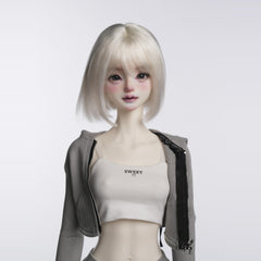 Awen 1/3 1/4 1/6 BJD straight short hair BJD wigs Russia Mohair代购