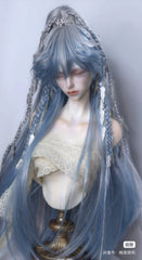 Night Rain 1/3 uncle blue long BJD wig代购