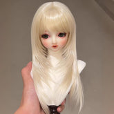 Awen 1/3 1/4 BJD Multi-layered long pear blossoms wigs Russia Mohair代购