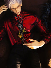 Sylus cos Embroidered Tie 75 77cm BJD clothing代购