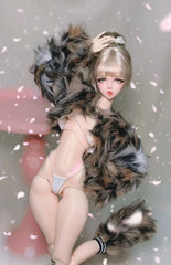 Q&C 1/4 AP 1/3 ID75 size Fur Lingerie Set BJD outfits代购