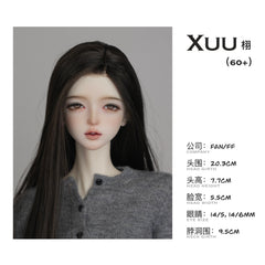 FANFF 1/4 60cm 65cm BJD head Xuu & Muu