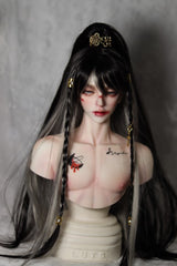 Night Rain 1/3 1/4 ancient style BJD wig代购