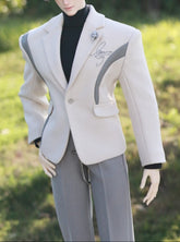 Xavier cos Silver Light Carving 75cm 77cm BJD outfits