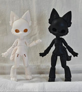 Tinguin 1/12 Cat BJD Body black color
