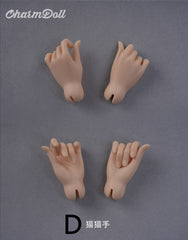 CharmDoll 1/4 bjd hands and feet