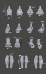 ZhiYuan BJD accessories for 1/4 soft vinyl body