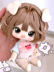 JemmyDoll 1/12 BJD big head full set HuluPig & HuluCat