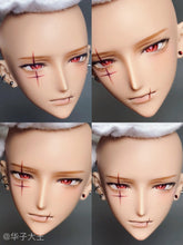Ermutu 1/4 BJD head SpadesK