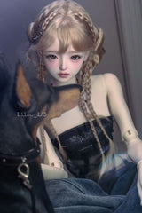 QianQian 1/4 1/3 BJD Head Lilac