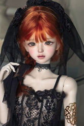 QianQian 1/4 1/3 BJD Head Lilac