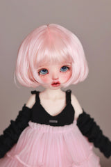 DongYu 1/3 1/4 1/6 Angora Mohair short wig pink