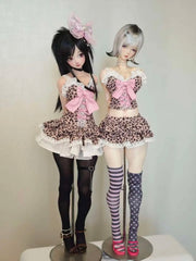 LiYi Studio 1/4 AP H body Leopard print dress BJD clothing仅代购