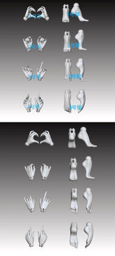 Yege 1/4 Pear body BJD Accessories