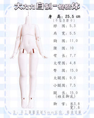 Dalili 1/6 & tall bjd body