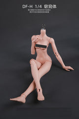 DF-H 1/4 new slim female bjd body 代购