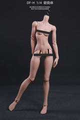 DF-H 1/4 new slim female bjd body 代购
