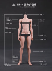 DF-H big 1/4 Young Hero bjd body代购