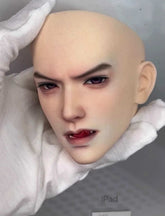 LADS 75cm Caleb head with faceup in normal skin with three mouths