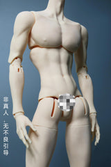 Aolingshi 70cm 75cm thin muscle bjd body