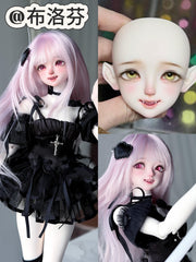 TC 1/4 BJD head Elvis & Avina