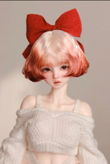 DongYu 1/3 1/4 1/6 Angora Mohair short wig Gradient colors