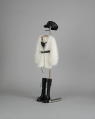 Fanff 68-75cm BJD floor-standing stainless steel clothes rack