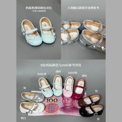 Guard-Love 1/6 1/4 Heart rhinestone leather BJD shoes