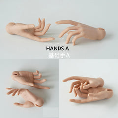 JoyDoll hands and feet for 69cm Half-soft body