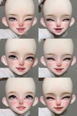 LuxiDoll Smiley doll Sunny, Merry, Steve 1/4 BJD head