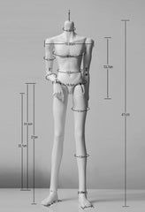 MoZe Doll 1/4 BJD body ZeShui