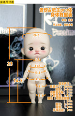 Pettimal 1/6 bjd Yaya/ fat sheep pro/ fat sheep body