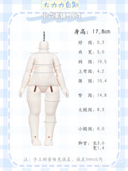 Dalili small 1/6 & chubby 1/6 bjd body