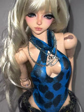 Rosemary 1/4 1/3 Blue leopard print bodysuit BJD clothing
