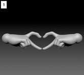 ShouShouDoll hands/ teeth/ tongue for 1/4 Cat Coco body