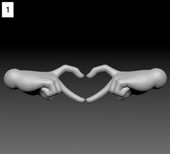 ShouShouDoll hands/ teeth/ tongue for 1/4 Cat Coco body