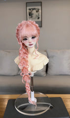 Awen 1/3 1/4 1/6 gentle side braid BJD wigs Russia Mohair代购
