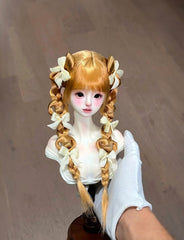 Awen 1/3 1/4 Butterfly Heart Braid BJD wigs Russia Mohair代购