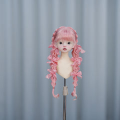 Awen 1/3 1/4 1/6 double braid BJD wigs Russia Mohair代购
