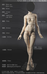 ANotherSecret 1/3 Snow White BJD body ANS59