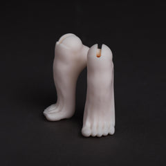 DollZone 1/4 bjd hands and feet for 43cm female cat body