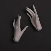 DollZone 1/4 bjd hands and feet for 43cm female cat body