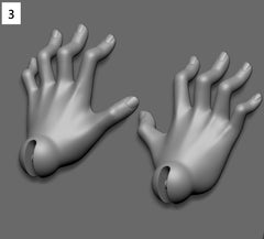 ShouShouDoll hands/ teeth/ tongue for 1/4 Cat Coco body