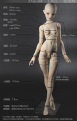 ANotherSecret 1/3 Snow White BJD body ANS59