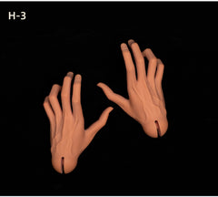 DollZone 1/3 bjd hands and feet for 75cm uncle body