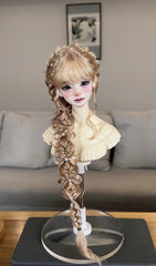 Awen 1/3 1/4 1/6 gentle side braid BJD wigs Russia Mohair代购